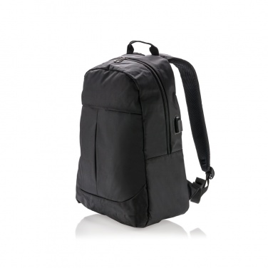 Logo trade promotional items image of: Power USB laptop backpack