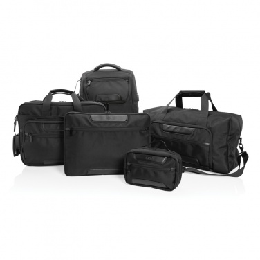 Logo trade promotional giveaways picture of: Swiss Peak AWARE™ RPET Voyager 15.6" laptop bag