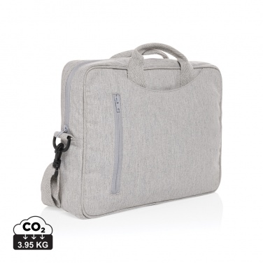 Logo trade promotional items image of: Laluka AWARE™ recycled cotton 15.4 inch laptop bag