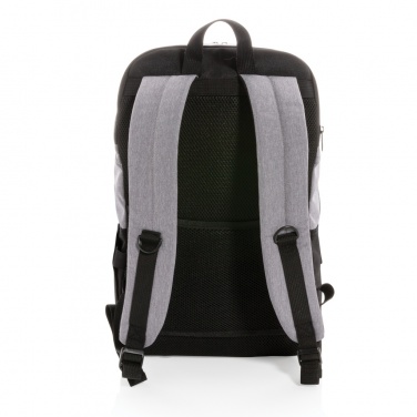 Logo trade promotional giveaway photo of: Modern 15.6" USB & RFID laptop backpack PVC free