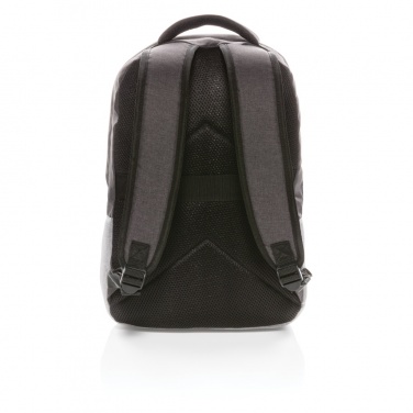 Logo trade business gifts image of: Duo colour RPET 15.6" RFID laptop backpack PVC free