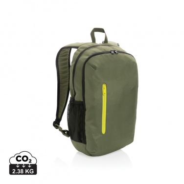 Logo trade corporate gifts image of: Impact AWARE™ 300D RPET casual backpack