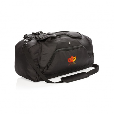 Logo trade business gift photo of: Swiss Peak RFID sports duffel & backpack