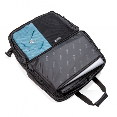 Logotrade promotional gift image of: Swiss Peak RFID duffle with suitcase opening