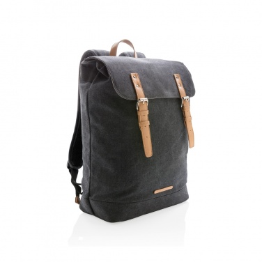 Logo trade promotional products picture of: Canvas laptop backpack PVC free