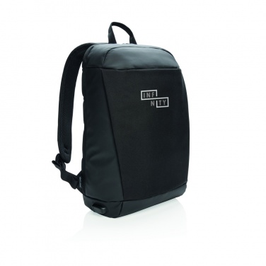 Logo trade promotional product photo of: Madrid anti-theft RFID USB laptop backpack PVC free