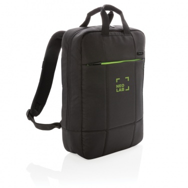 Logo trade promotional giveaways image of: Soho business RPET 15.6" laptop backpack PVC free