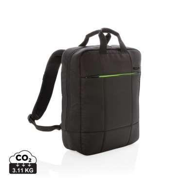 Logo trade promotional products image of: Soho business RPET 15.6" laptop backpack PVC free