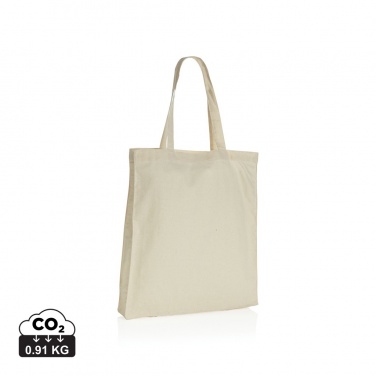 Logotrade promotional product picture of: Impact AWARE™ Recycled cotton tote w/bottom 145g