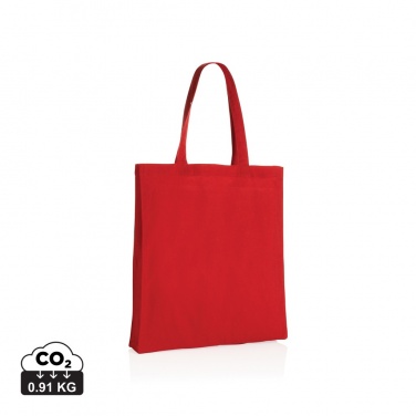 Logo trade promotional giveaways image of: Impact AWARE™ Recycled cotton tote w/bottom 145g