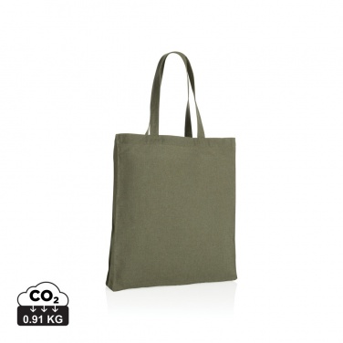 Logo trade promotional merchandise image of: Impact AWARE™ Recycled cotton tote w/bottom 145g