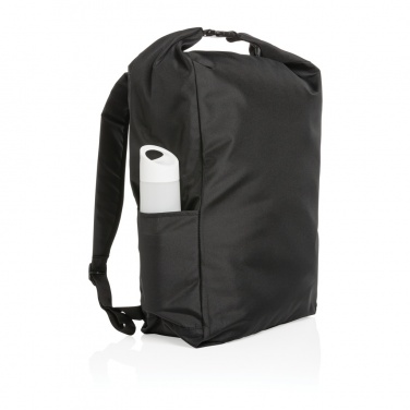 Logo trade promotional items image of: Impact AWARE™ RPET lightweight rolltop backpack