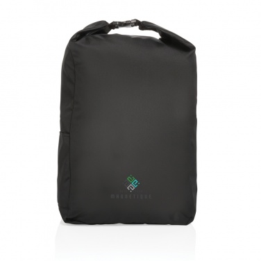 Logo trade business gift photo of: Impact AWARE™ RPET lightweight rolltop backpack