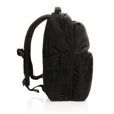 Logo trade promotional item photo of: Swiss Peak AWARE™ RPET 15.6 inch commuter backpack