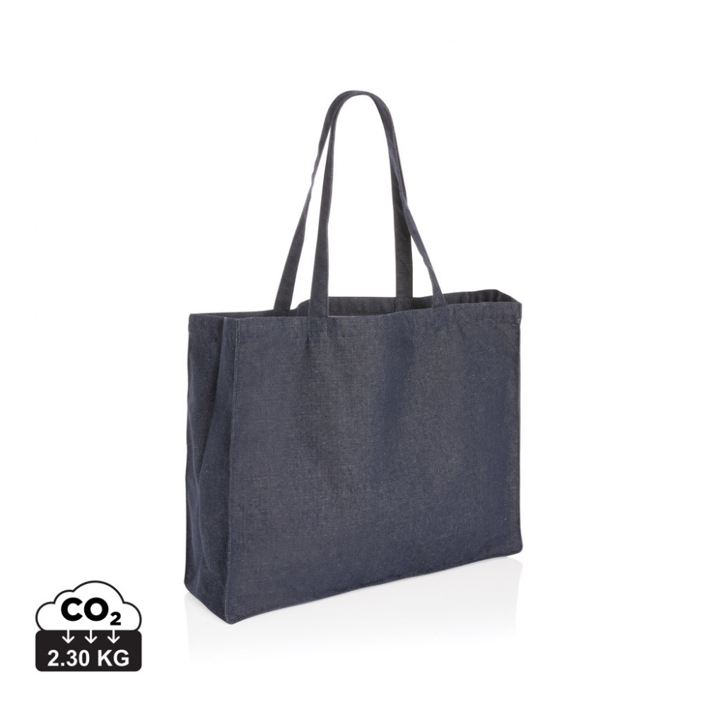 Logotrade business gift image of: Impact AWARE™ recycled denim shopper