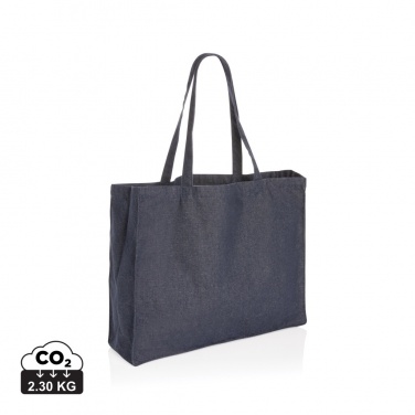 Logo trade advertising product photo of: Impact AWARE™ recycled denim shopper