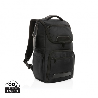 Logotrade promotional gift picture of: Swiss Peak AWARE™ RPET Voyager 15.6" laptop backpack