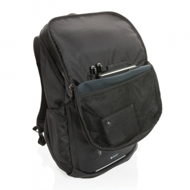 Logo trade promotional merchandise image of: Swiss Peak AWARE™ RPET 15.6 inch business backpack