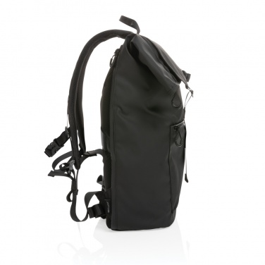 Logo trade corporate gifts picture of: Impact AWARE™ RPET water resistant 15.6" laptop backpack