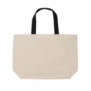 Logo trade business gifts image of: Impact Aware™ 240 gsm rcanvas large tote undyed