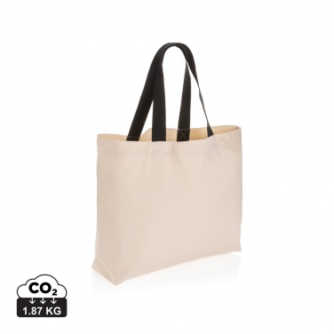 Logo trade promotional merchandise photo of: Impact Aware™ 240 gsm rcanvas large tote undyed