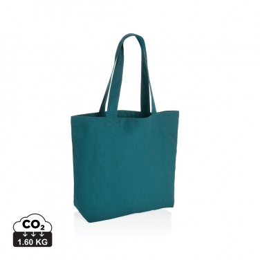 Logo trade promotional merchandise picture of: Impact Aware™ 240 gsm rcanvas shopper w/pocket