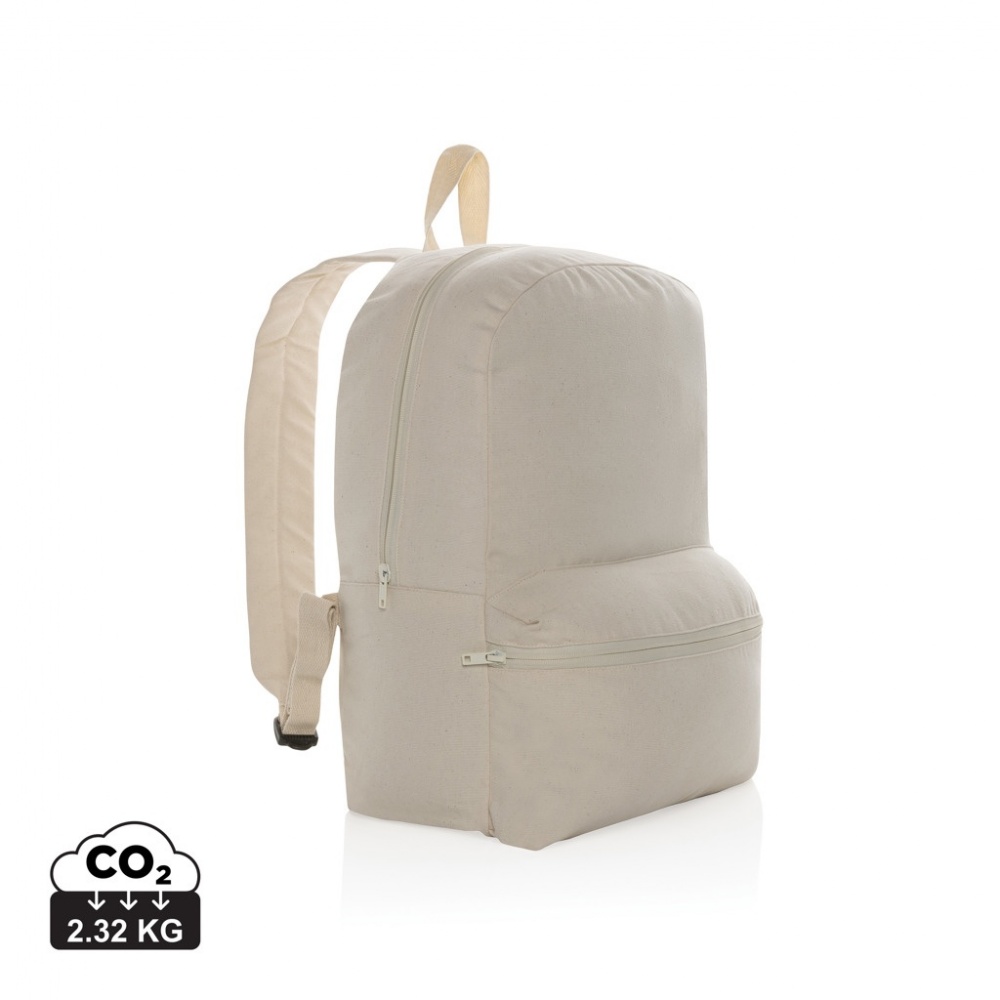 Logotrade business gift image of: Impact Aware™ 285 gsm rcanvas backpack undyed