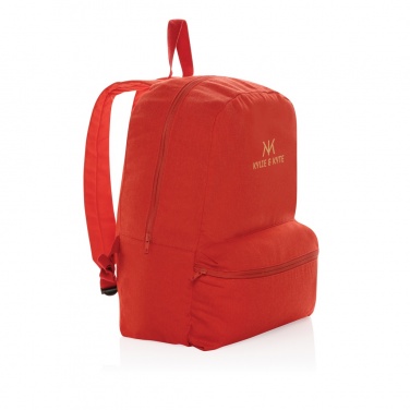 Logo trade promotional products image of: Impact Aware™ 285 gsm rcanvas backpack