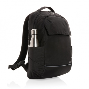 Logo trade promotional gift photo of: Swiss Peak Brooke AWARE™ RPET daily 15.6" laptop backpack