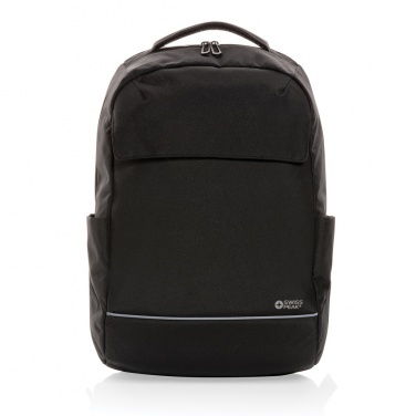 Logo trade corporate gifts picture of: Swiss Peak Brooke AWARE™ RPET daily 15.6" laptop backpack