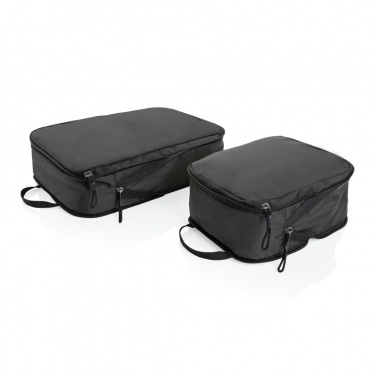 Logotrade promotional gift image of: Swiss Peak Ridge AWARE™ RPET compression travel cubes 2pc