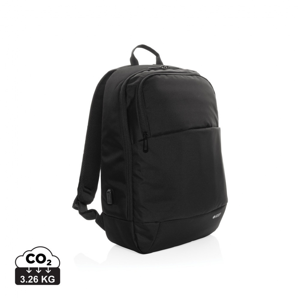 Logotrade promotional product image of: Swiss Peak AWARE™ modern 15.6" laptop backpack