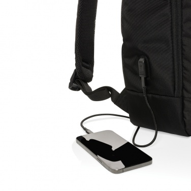 Logo trade advertising products image of: Swiss Peak AWARE™ modern 15.6" laptop backpack