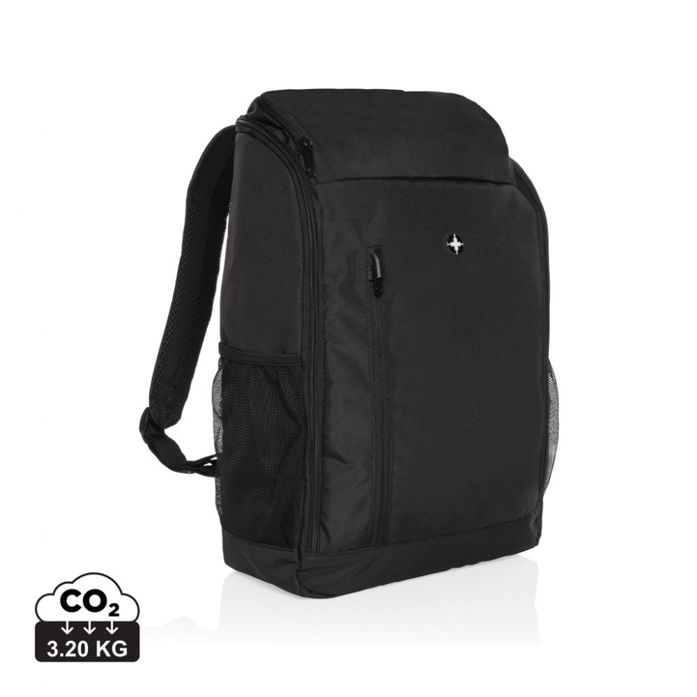 Logo trade advertising products image of: Swiss Peak AWARE™ easy access 15.6'' laptop backpack