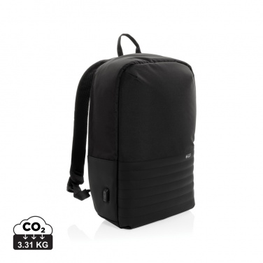 Logotrade promotional items photo of: Swiss Peak AWARE™ RFID anti-theft 15.6'' laptop backpack