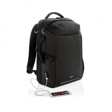 Logo trade promotional products image of: Swiss Peak AWARE™ XXL weekend travel backpack