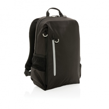 Logo trade corporate gifts image of: Impact AWARE™ Lima 15.6' RFID laptop backpack