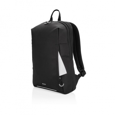 Logotrade promotional giveaway image of: Swiss Peak AWARE™ RFID and USB A laptop backpack