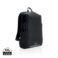 Swiss Peak AWARE™ RFID and USB A laptop backpack, black