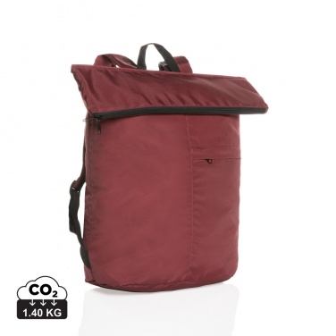 Logo trade advertising products picture of: Dillon AWARE™ RPET lightweight foldable backpack