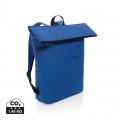 Dillon AWARE™ RPET lightweight foldable backpack, royal blue