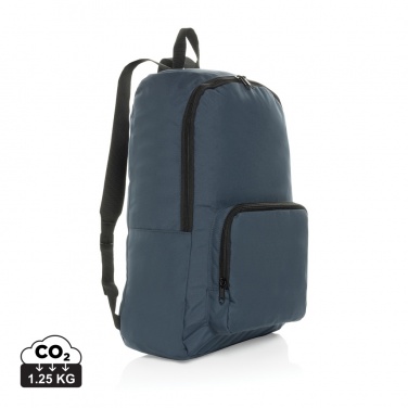 Logotrade business gift image of: Dillon AWARE™ RPET foldable classic backpack