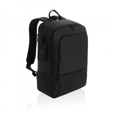 Logo trade promotional item photo of: Armond AWARE™ RPET 15.6 inch deluxe laptop backpack