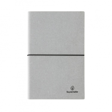 Logotrade promotional giveaway image of: A5 recycled leather notebook