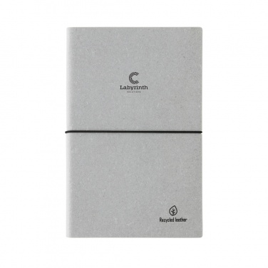 Logo trade advertising product photo of: A5 recycled leather notebook