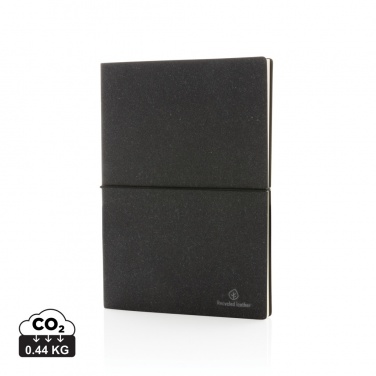 Logotrade business gift image of: A5 recycled leather notebook