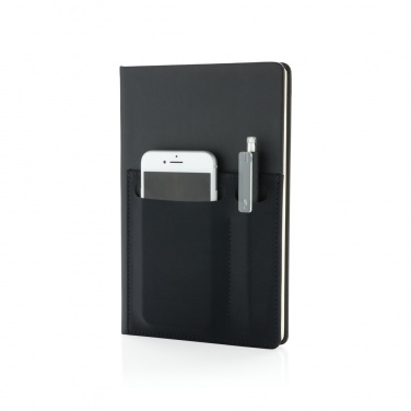 Logo trade promotional products picture of: A5 Deluxe notebook with smart pockets