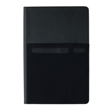 Logotrade business gift image of: A5 Deluxe notebook with smart pockets