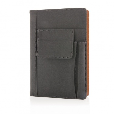 Logo trade promotional merchandise image of: Notebook with phone pocket