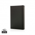 Standard hardcover PU notebook A5, black